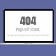 A web page showing a 404 redirect which is a common SEO mistake.